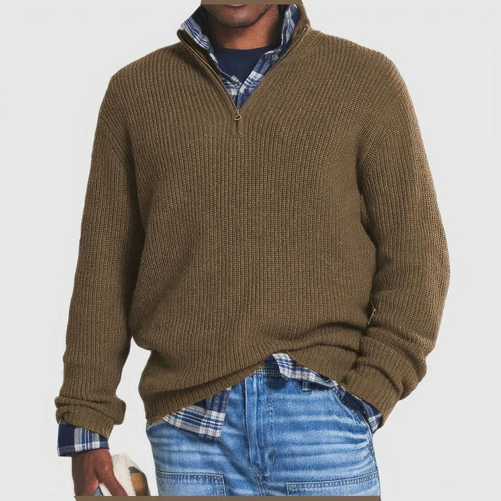 Bolesław | Elegant Men's Sweater with Zipper