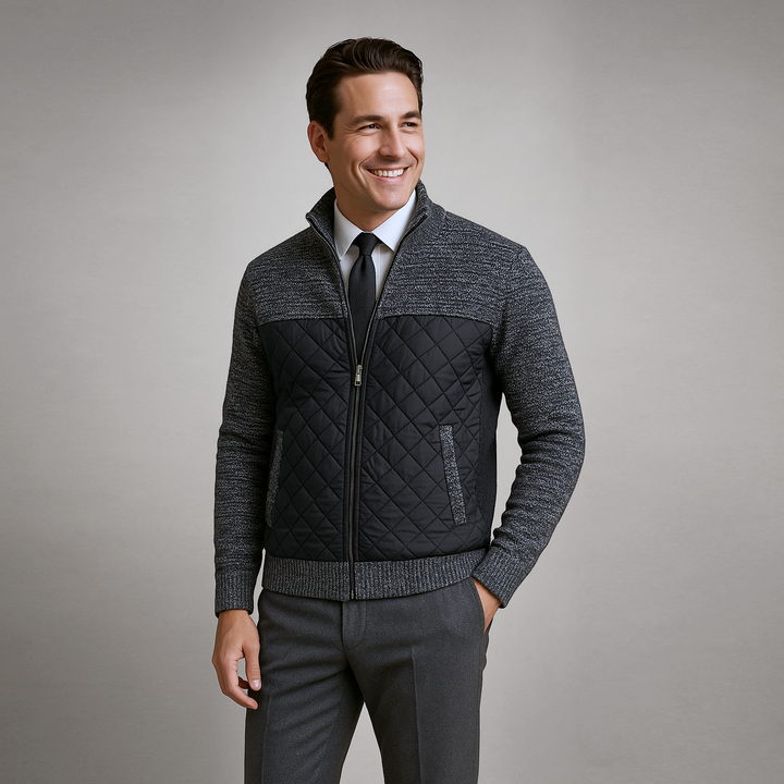 Harrison Knit Panel Jacket