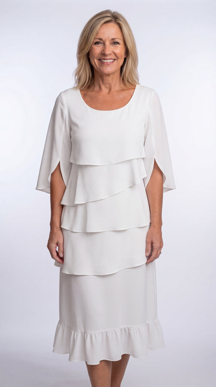 Charlotte™ | Elegant Tummy Hiding Midi Dress