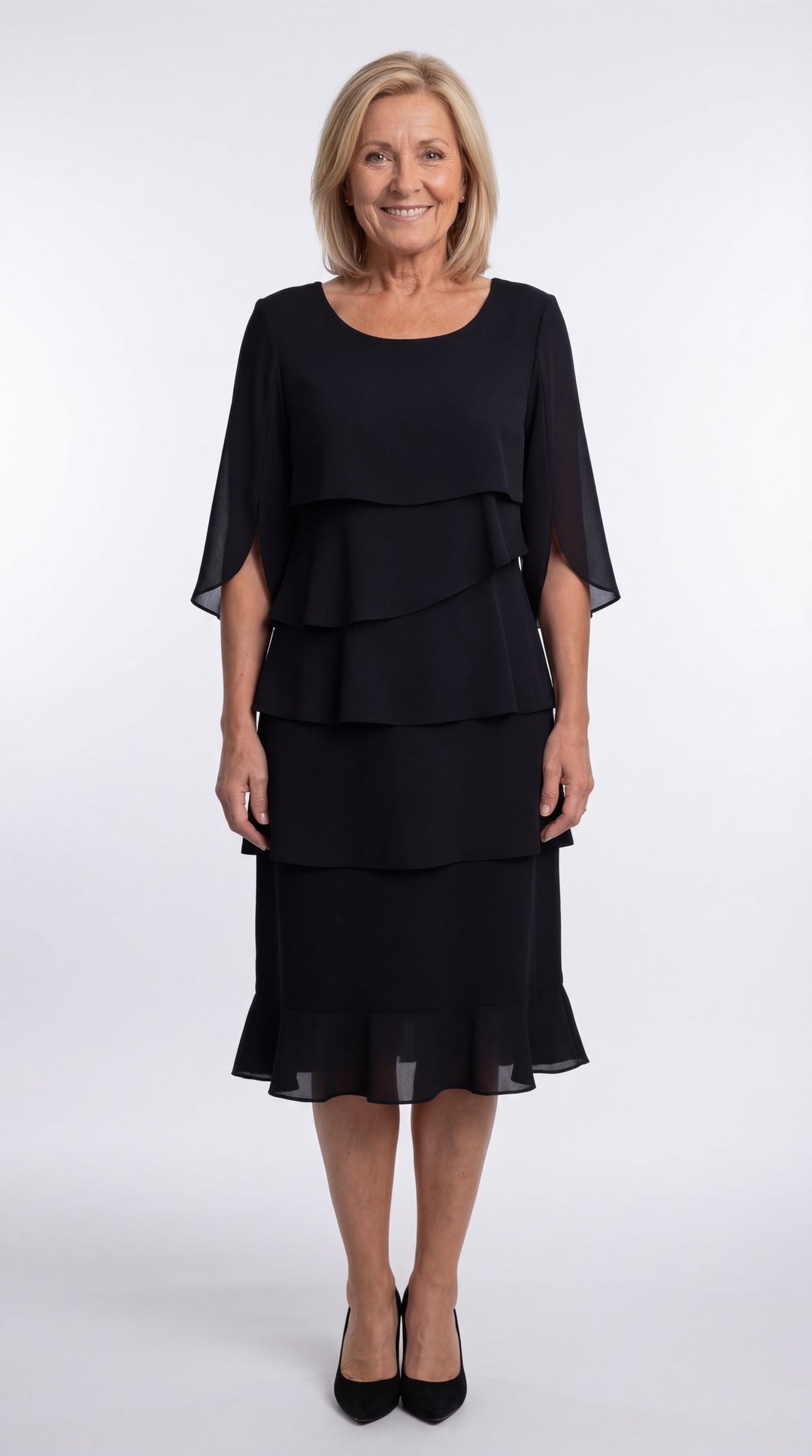 Charlotte™ | Elegant Tummy Hiding Midi Dress