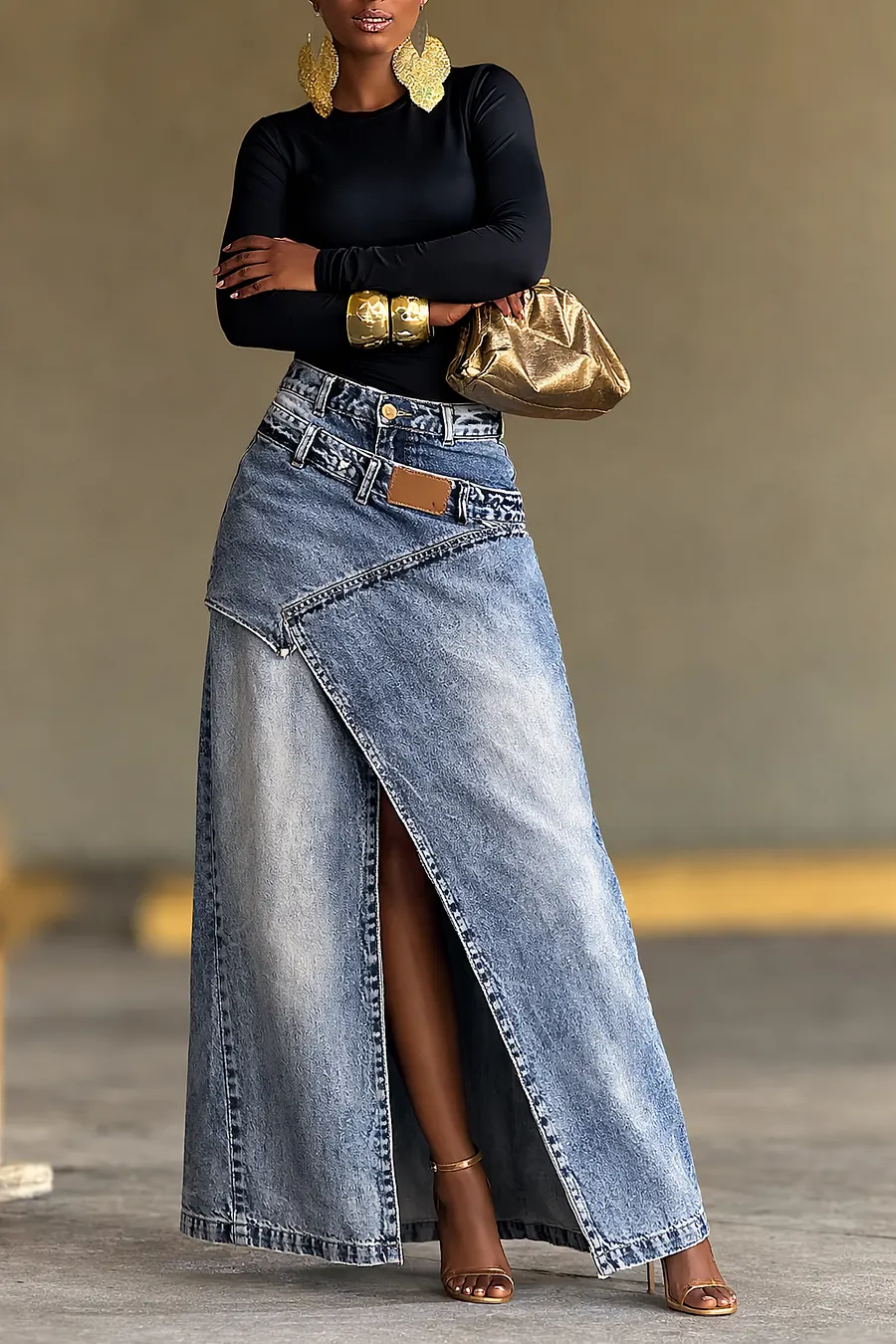 Janèt | The Asymmetrical Long Skirt