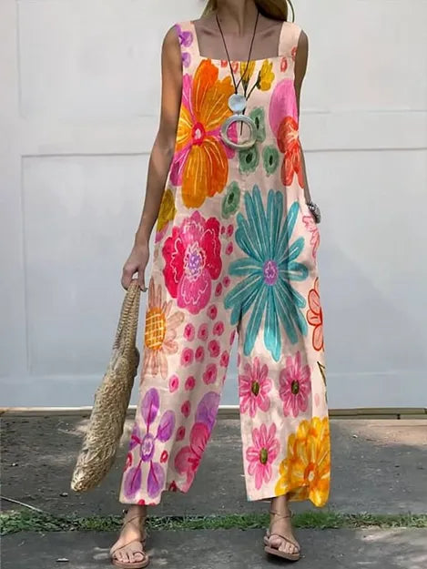 Juliette™ | Light Floral Jumpsuit