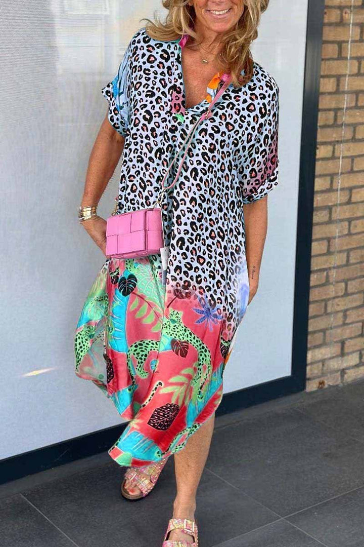 Amara | Effortless Leopard Print Dress