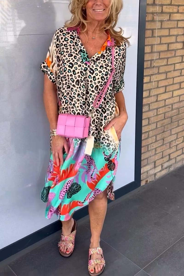 Amara | Effortless Leopard Print Dress