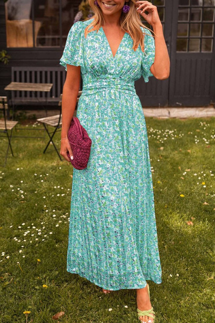 Emilia | V-Neck Maxi Dress