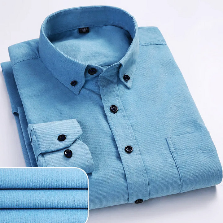 Harrison Fine Wale Cotton Corduroy Button-Up Shirt