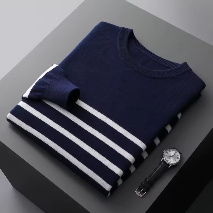 Mariner Pure Wool Striped Sweater