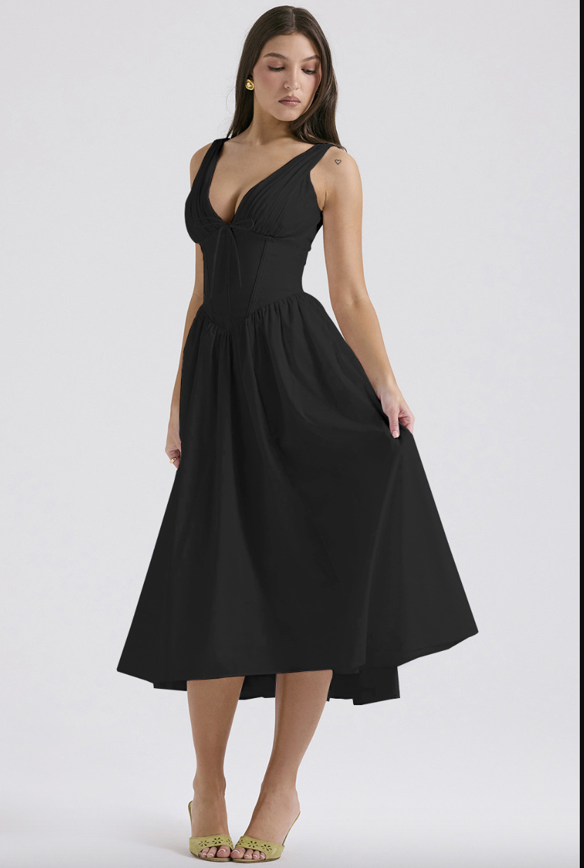 Isolde | Graceful Satin Dress
