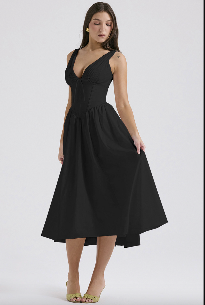 Isolde | Graceful Satin Dress