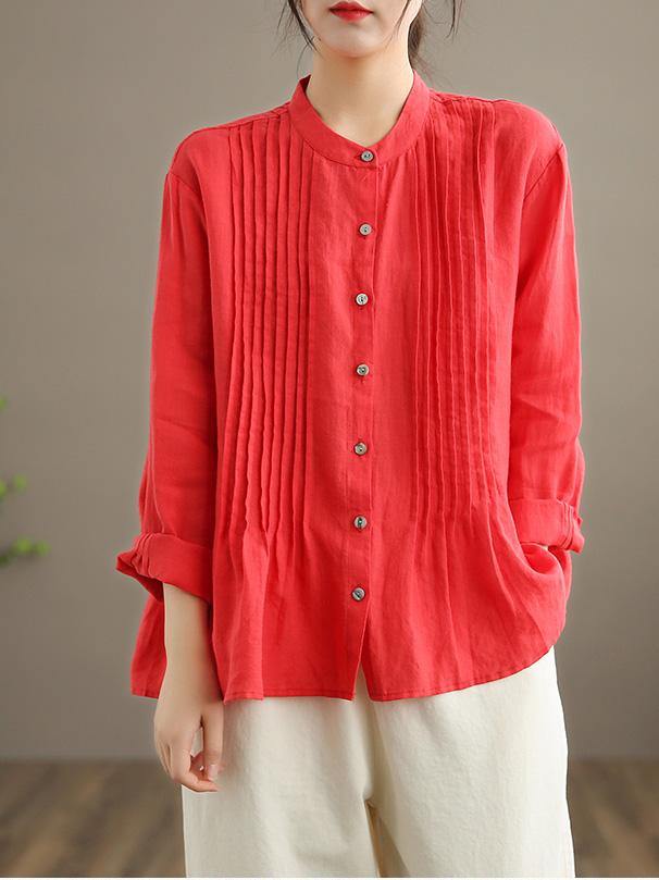 The Elodie Pintuck Blouse