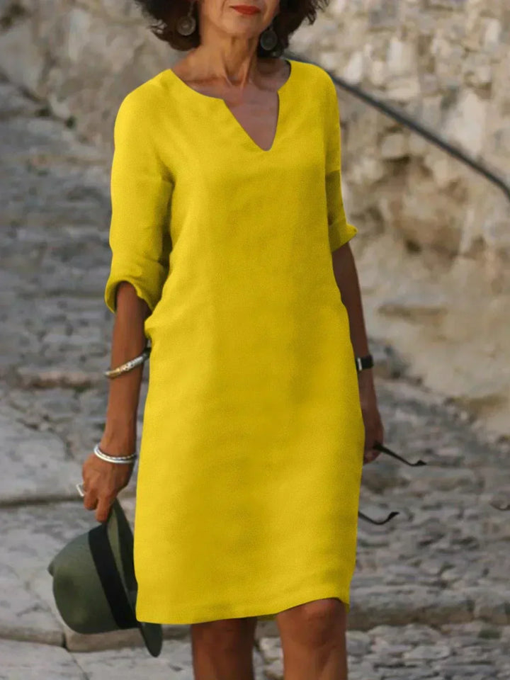 Elsa | Refined V-Neck Dress