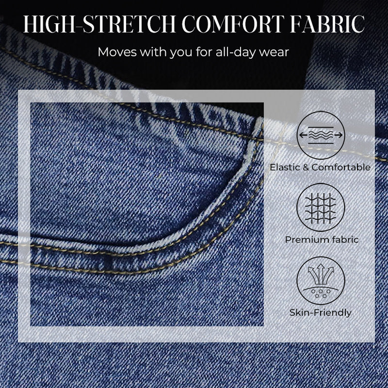 Women's High-Waisted Jeans, Stretchy, Flared
