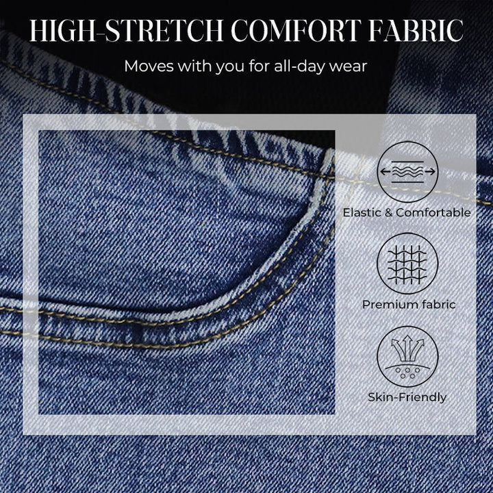 Women's High-Waisted Jeans, Stretchy, Flared