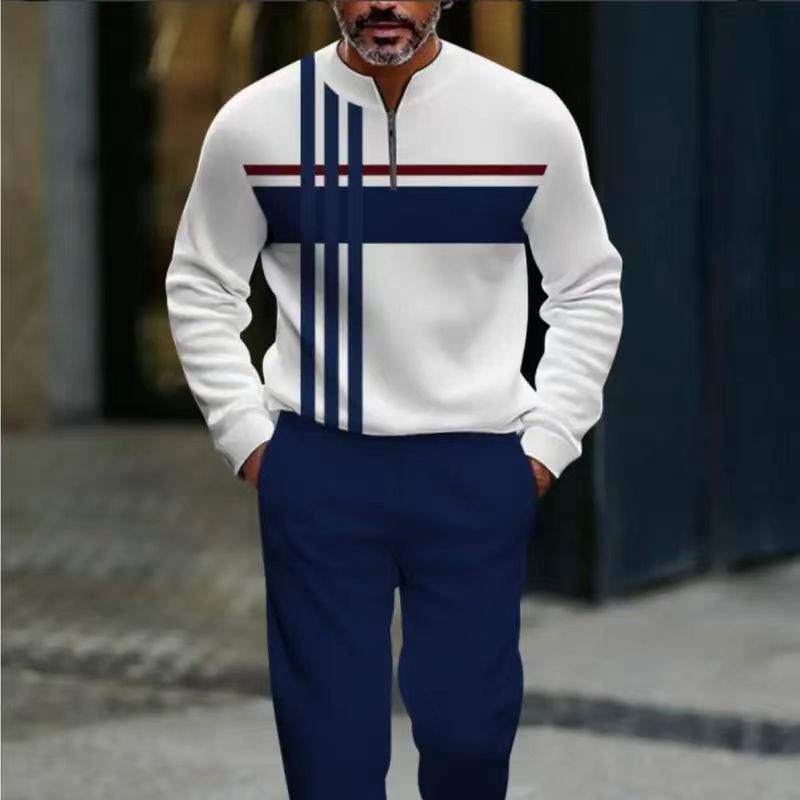 ⌛ Only 3 days – 50% off everything! ⏰ Men's set: graphic print sweater and pants