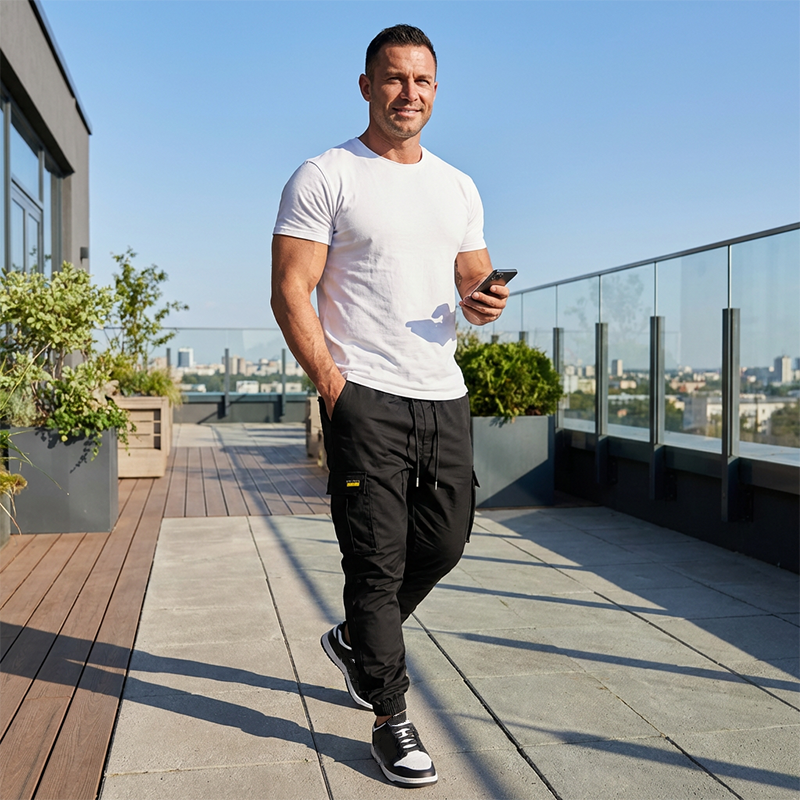 FlexCargo™ – Tactical Cargo Joggers for Men