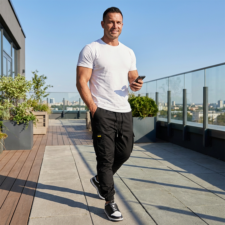 FlexCargo™ – Tactical Cargo Joggers for Men