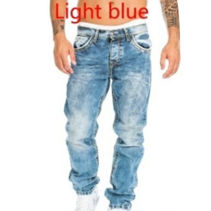 Creative Stretch Jeans for Men, Minimalist Style, Perfect for Summer, Emo Style