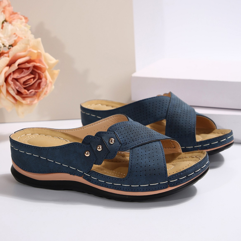 Komfora™ | Lightweight and Stable Wedge Sandals for All-Day Comfort