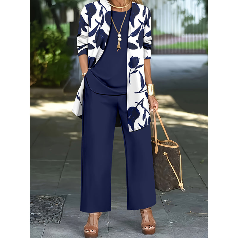 Women's Casual and Comfortable 3-Piece Set: Elegant, Soft, and Perfect for Everyday Wear ✨💃