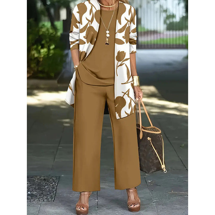 Women's Casual and Comfortable 3-Piece Set: Elegant, Soft, and Perfect for Everyday Wear ✨💃