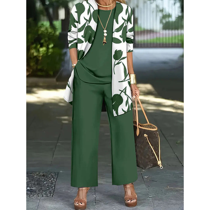 Women's Casual and Comfortable 3-Piece Set: Elegant, Soft, and Perfect for Everyday Wear ✨💃